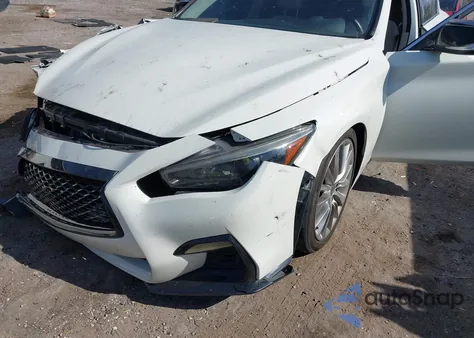 2019 Infiniti Q50 3.0T Luxe z USA, uszkodzony, nr VIN JN1EV7AP4KM512693